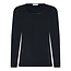 Micha Micha uni shirt donkerblauw met bies
