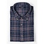 PRE END PRE END overhemd flanel geruit blauw / bordeaux