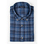 PRE END PRE END overhemd flanel geruit blauw