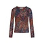Dreamstar Dreamstar blouson blauw / roest ‘Deanny’