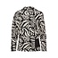 Frank Walder Frank Walder trui antraciet / off white