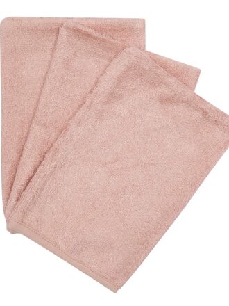 Timboo WASHCLOTH (3 pieces) / Misty rose