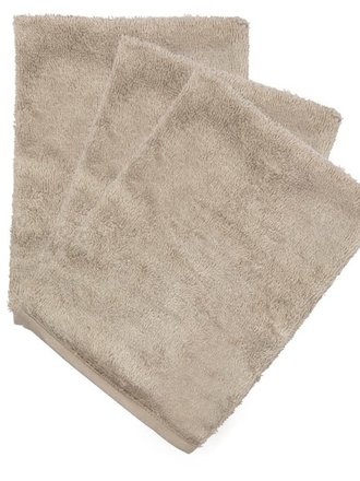 Timboo WASHCLOTH (3 pieces) / Feather Grey