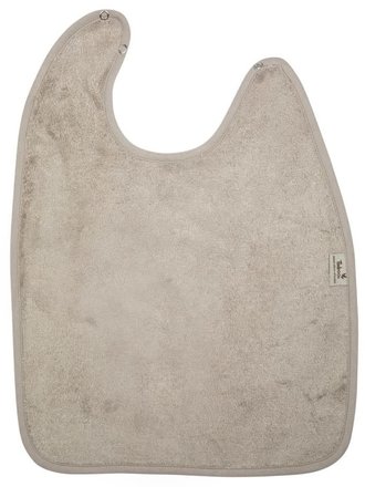 Timboo BIB XXL 37x50cm press studs / Feather Grey