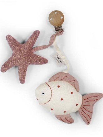 Saga Pram Toy - Njord - Pearl Blush