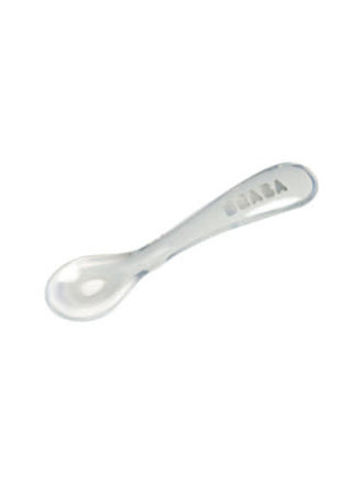 Beaba Beaba / Siliconelepel 2de leeftijd - mistgrijs