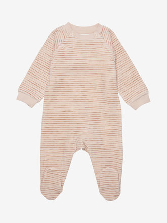 Fixoni Romper LS Velour Cameo Rose 422331