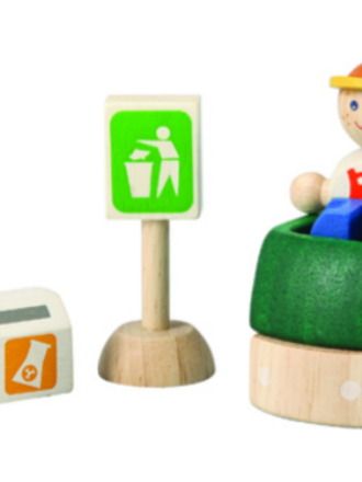 PlanToys ZZZ*Recycling truck set
