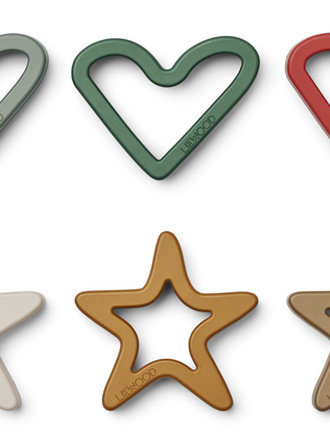 Liewood Svend cookie cutter set / Holiday multi mix