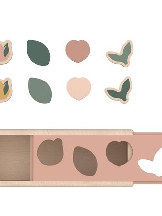 Liewood Midas puzzle box /  Peach / Pale tuscany multi mix