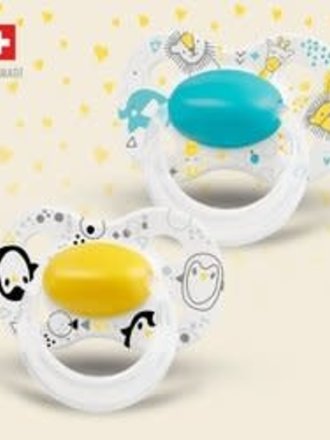 Medela Baby fopspeen original 0-6m / Geel Duo