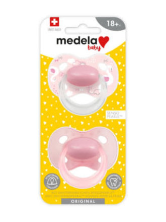 Medela Baby fopspeen original 6-18m / Roze Uno