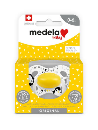 Medela Baby fopspeen original 0-6m / Geel Uno