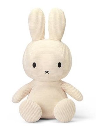 Miffy Miffy Sitting Corduroy / White 70cm