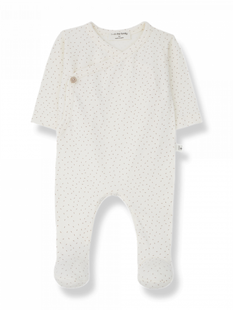 1+ in the family NONA - jumpsuit w/feet - ecru 3M