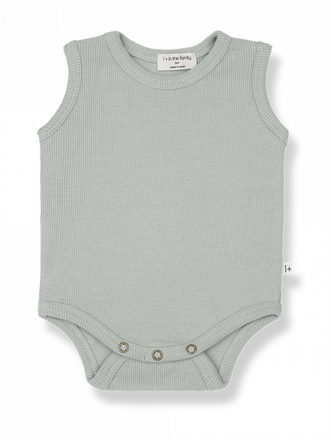 1+ in the family LEON - sleeveless body - jade