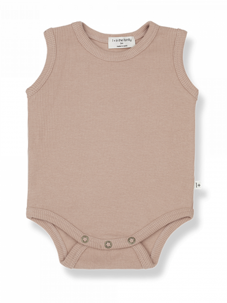 1+ in the family LEON - sleeveless body - rose