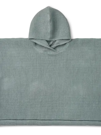 Liewood Paco Poncho - Y/D stripes Blue Fog