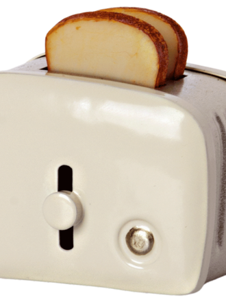 Maileg Miniature toaster & bread - Off white