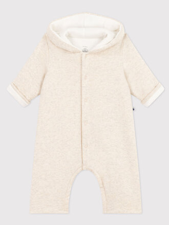 Petit Bateau Gewateerd berenpakje ecru / A0878