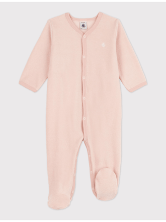 Petit Bateau Kruippakje Saline roos / A094X