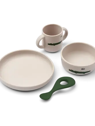 Liewood Vivi Printed Tableware Set / Carlos / Sandy