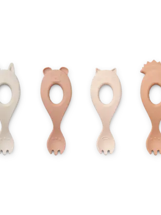 Liewood Liva Fork 4-Pack / Rose multi mix