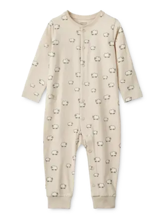 Liewood Birk Pyjamas Jumpsuit  Sheep / Sandy