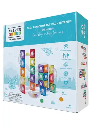 Cleverclixx Ball Run Compact Pack Intense 60 pieces