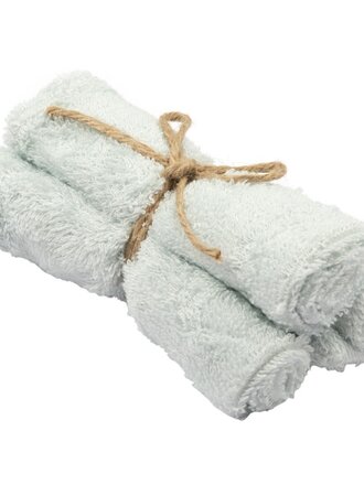 Timboo WASHCLOTH (3 pieces) / Riviera Blue