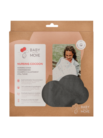 Baby on the move Nursing Cover / Epic Grey