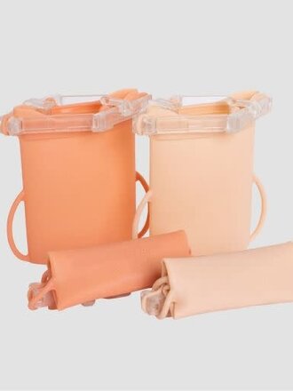 Baby on the move Yummy Bag Flower 4-pack / Pink Peach