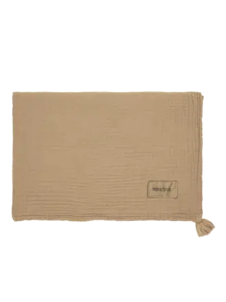 Nobodinoz Wabi-Sabi blanket / Sesame