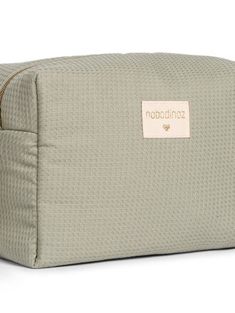 Nobodinoz Diva waterproof vanity case • laurel green