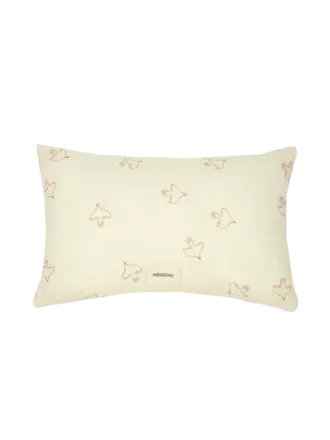 Nobodinoz Wabi-Sabi rectangular cushion / brown hoshi birds