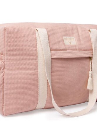 Nobodinoz Opera waterproof maternity bag • Misty Pink