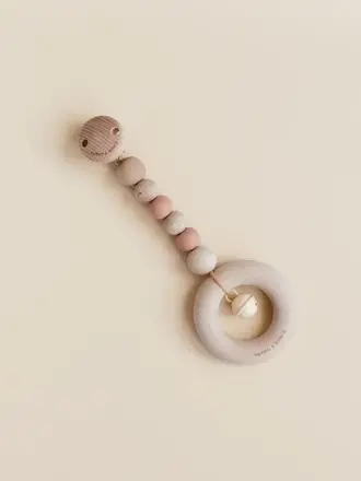 Speen en Koord Wagenhanger Bobbie beukenhout / Terracotta