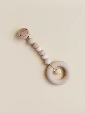 Speen en Koord Wagenhanger Bobbie beukenhout / Peach