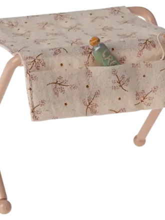 Maileg Nursery table, Baby mouse - Rose