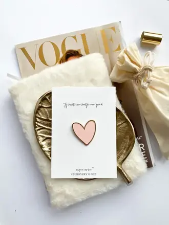 PIN | Jij hebt een hartje van goud | Roze