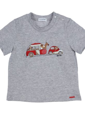 GYMP T-shirt Aerochine/  Grey Melange / 353-4439-20 Maat 74