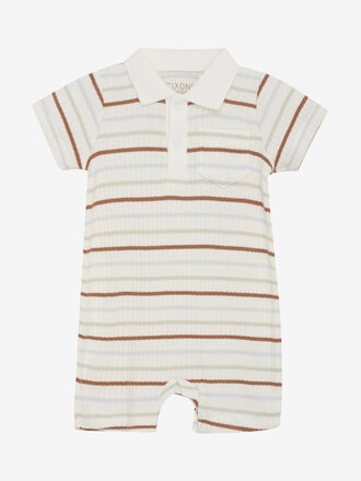 Fixoni Romper SS Rib / Coconut Milk