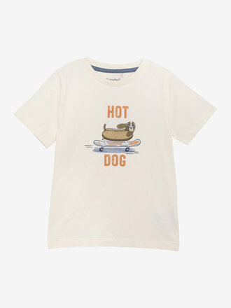 Minymo T-shirt SS / Eggnog Maat 92