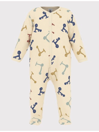 Petit Bateau Kruippakje met stepjes A09HD Maat 9 maand