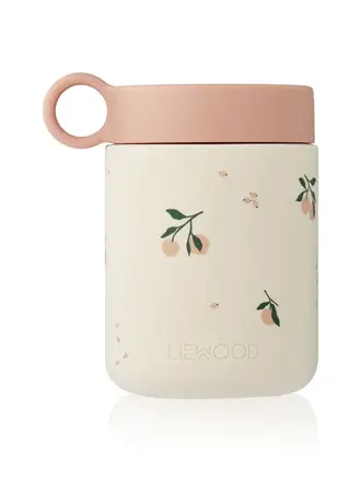 Liewood Kian Printed Food Jar Peach / Sea shell