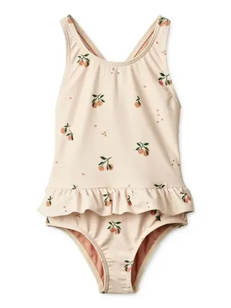 Liewood Amara Printed Swimsuit Peach / Sea shell