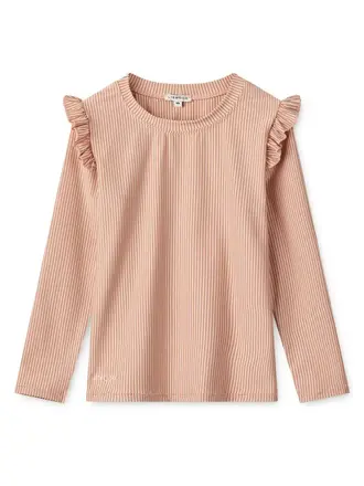 Liewood Tenley Stripe Swim Tee Y/D stripe Tuscany Rose / sandy