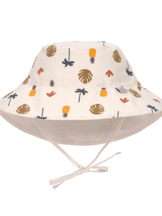 Lassig LSF Sun Protection Bucket Hat Botanical offwhite