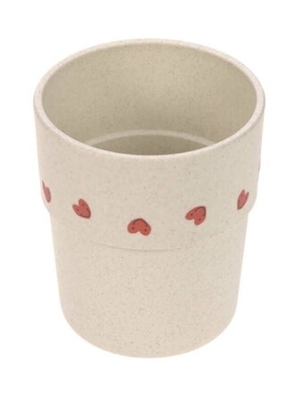 Lassig Mug PP/Cellulose Happy Rascals Heart  lavender