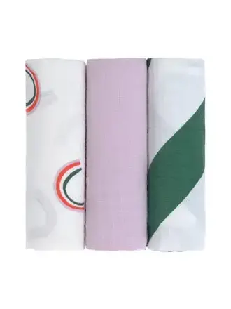 Lassig Swaddle & Burp Blanket L GOTS Happy  Rascals